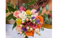 svatební kytice svědkyně_barevná